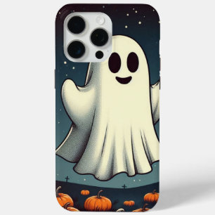 Coque Case-Mate iPhone Belle, fantôme vintage et art de l'halloween citro