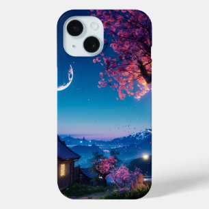 Coque Case-Mate iPhone Belle Fleur De Cerisier En Nuit