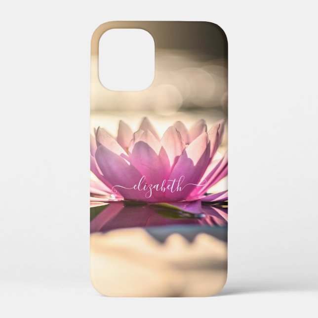 Coques Case-Mate iPhone Belle Fleur Lotus, Lac, Zen (Verso)