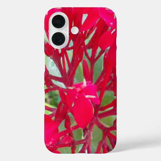 Coques Case-Mate iPhone Belle Fleurs rouges fantastiques Modèle QPC (Verso)