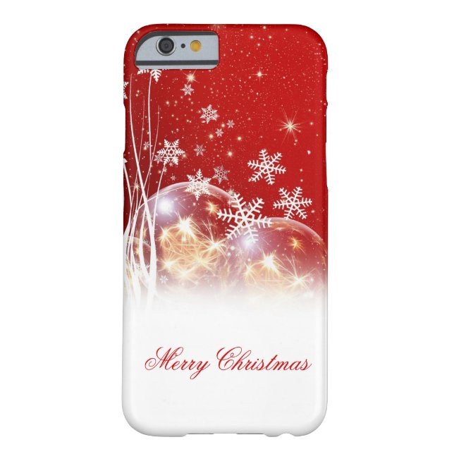 Coques Case-Mate iPhone Belle illustration festive "Joyeux Noël" (Dos)