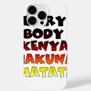 Coque Case-Mate iPhone Belle Kenya Colorful Extraordinaire Texte Concepti