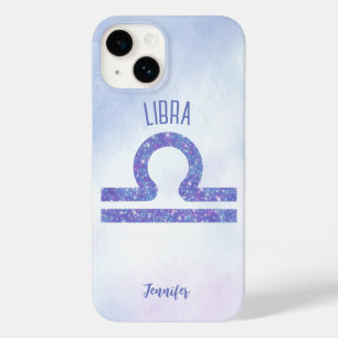 Coque Case-Mate iPhone Belle Libra Astrologie Signe Personnalisé Violet