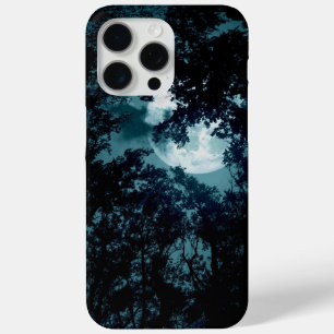 Coque Case-Mate iPhone Belle Lune qui coule avec les arbres