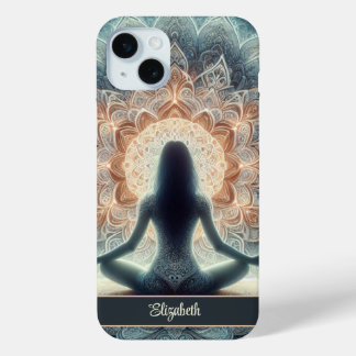 Coque Case-Mate iPhone Belle Mandala Méditerranée fille Nom personnalisé