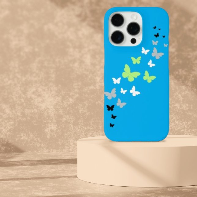 Coques Case-Mate iPhone Belle papillon Agender Pride (Créateur téléchargé)