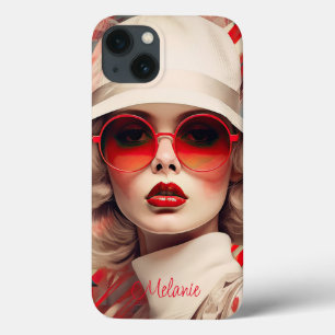 Case-Mate iPhone Case Belle Parisienne en lunettes de soleil et casquett