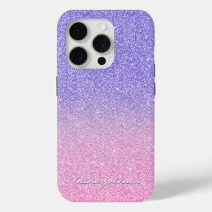 Coque Case-Mate iPhone Belle Parties scintillant rose violet Ombre