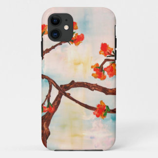 Coque iPhone 11 Belle peinture florale des fleurs