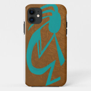 Coque Case-Mate iPhone Belle peinture Turquoise Kokopelli