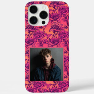 Coque iPhone 16 Pro Max Belle photo de rose pour cadeau de crémaillère 