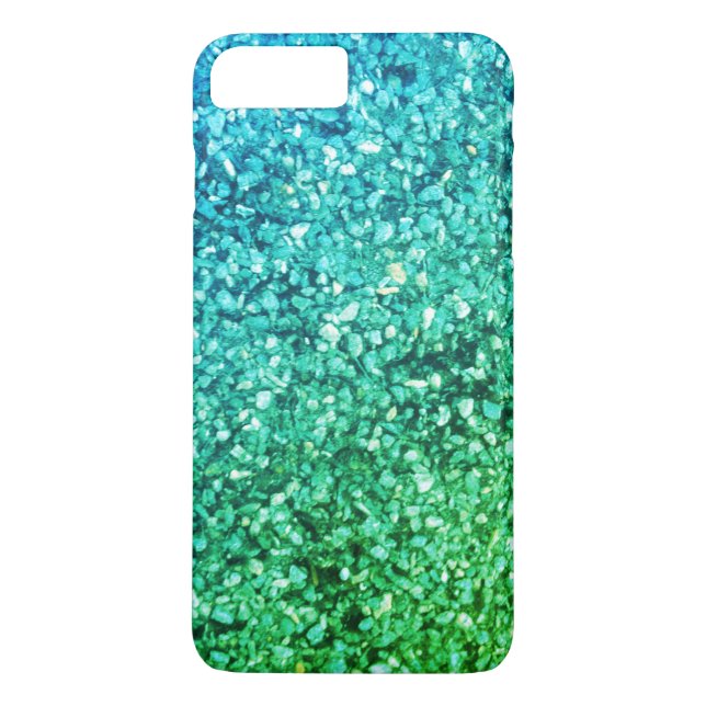 Coques Case-Mate iPhone Belle photo Vert blanc et Granit noir (Dos)