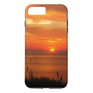Coque iPhone 8 Plus/7 Plus Belle plage personnalisée au Sunset Scenery