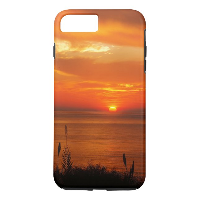 Coques Case-Mate iPhone Belle plage personnalisée au Sunset Scenery (Dos)