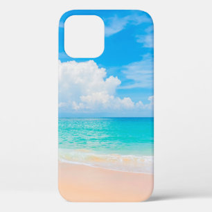Case-Mate iPhone Case Belle plage tropicale avec ciel bleu et c blanc