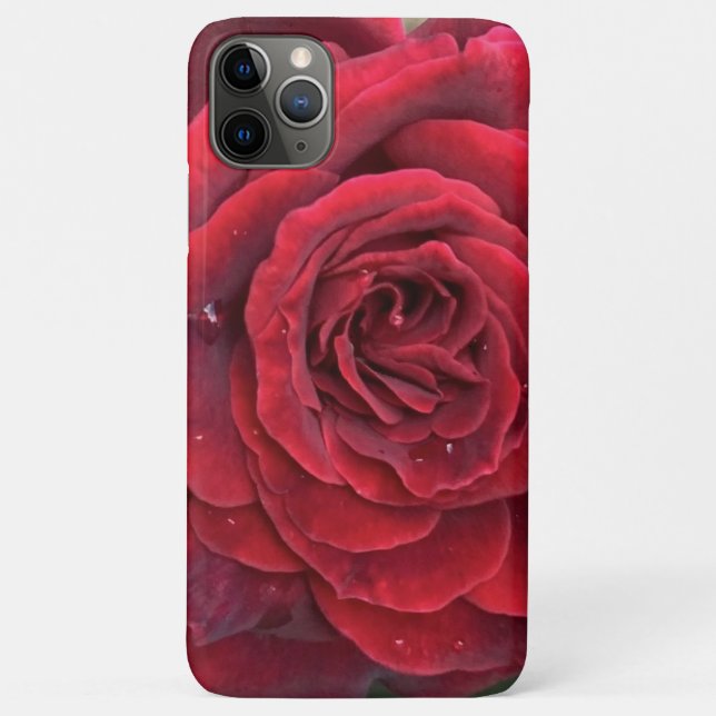 Coques Case-Mate iPhone Belle rose rouge iphone 11 Pro Max à peine là (Dos)
