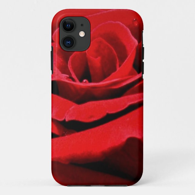 Coques Case-Mate iPhone Belle Rose Rouge Nature Fleur  (Dos)