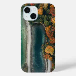 Coque Case-Mate iPhone Belle route en pierre en automne coloré