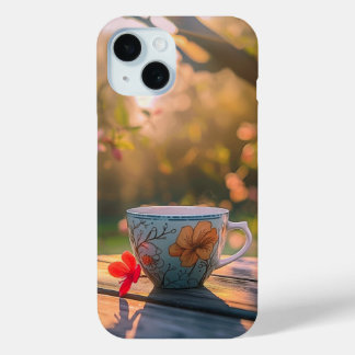 Coque Case-Mate iPhone Belle Tasse De Thé Au Coucher Du Soleil