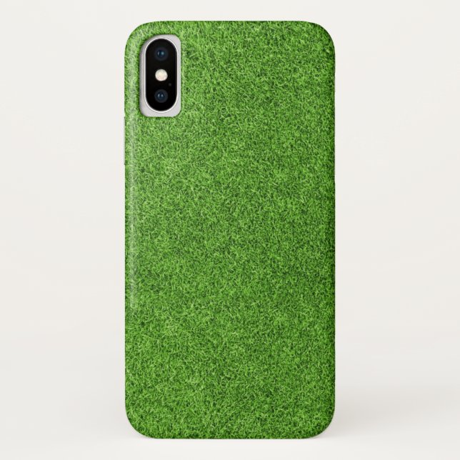 Coques Case-Mate iPhone Belle texture d'herbe verte de terrain de golf (Dos)