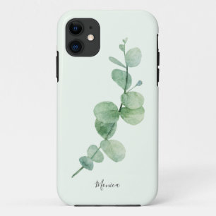 Case-Mate iPhone Case Belle végétation minimale d'eucalyptus, nom pers