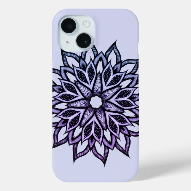 Coques Case-Mate iPhone Belle Violette Abstraite (Verso)