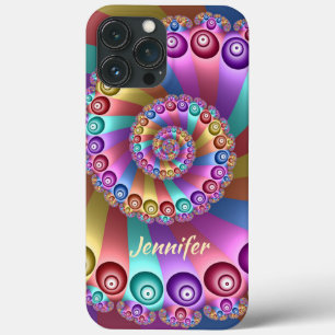 Case-Mate iPhone Case Belles couleurs arc-en-ciel Abstrait Fractal Art N