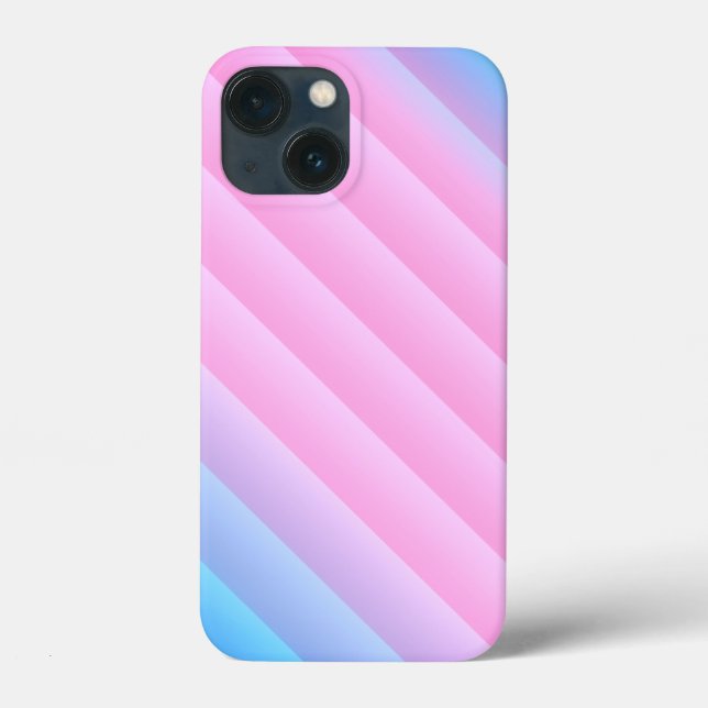 Coques Case-Mate iPhone Belles couleurs pastel roses et bleues (Verso)