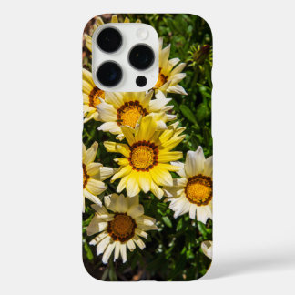 Coque iPhone 16 Pro Belles fleurs jaunes de Gazania dans le jardin