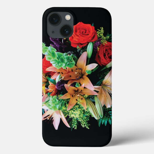 Coques Case-Mate iPhone Belles Fleurs Jeter Oreiller (Verso)