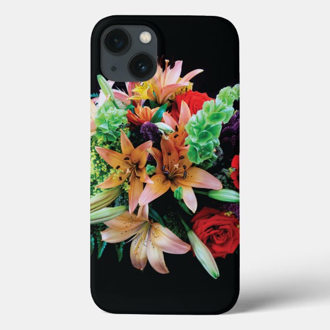 Coques Case-Mate iPhone Belles Fleurs Jeter Oreiller (Verso)