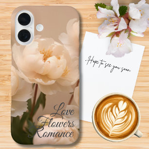 Coque Pour iPhone 16 Belles fleurs romantiques photo pour elle