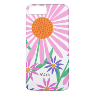 Case-Mate iPhone Case Belles marguerites personnalisées monogrammes de t
