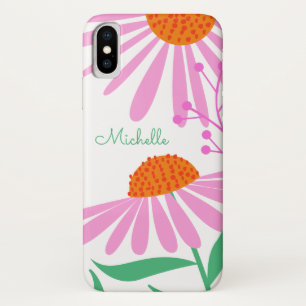 Case-Mate iPhone Case Belles marguerites personnalisés de nom de télépho