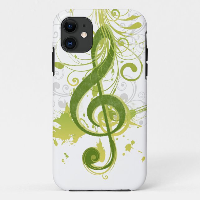 Coques Case-Mate iPhone Belles notes musicales cool avec éclat (Dos)