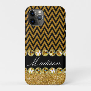 Case-Mate iPhone Case Belles Paillettes Chevron Ornées de Bijoux Élégant