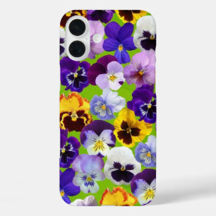 Coque Pour iPhone 16 Plus Belles Pansies de Printemps