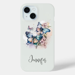 Coque Case-Mate iPhone Belles papillons et fleurs