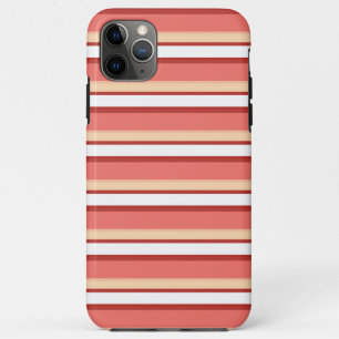 Case-Mate iPhone Case Belles rayures blanches roses