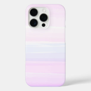 Coque iPhone 16 Pro Belles rayures en pastel d'aquarelle