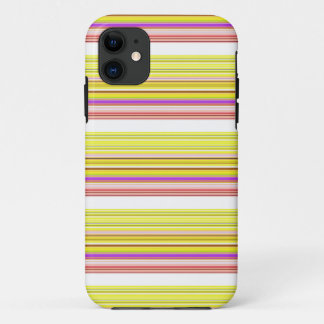 Case-Mate iPhone Case Belles rayures jaunes blanches