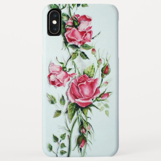 COQUES Case-Mate iPhone BELLES ROSES ROSES ROSES ET ROSEBUDS ROSES (Dos)