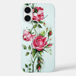 COQUES iPhone 16  BELLES ROSES ROSES ROSES ET ROSEBUDS ROSES