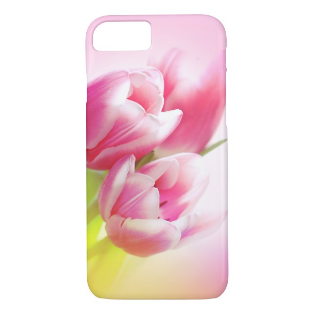 Coques Case-Mate iPhone Belles tulipes roses (Dos)