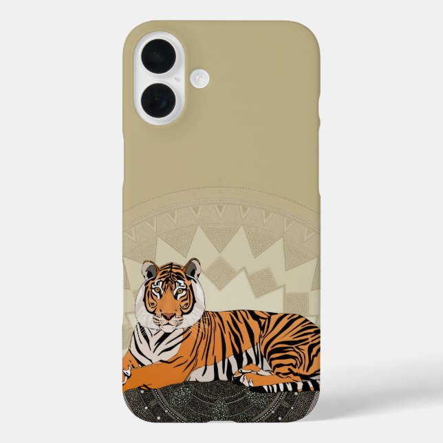 Coques Case-Mate iPhone bengale tiger mandala bambou (Verso)