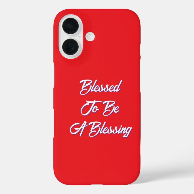 Coques Case-Mate iPhone Béni D'Être Un Rouge Béni (Verso)
