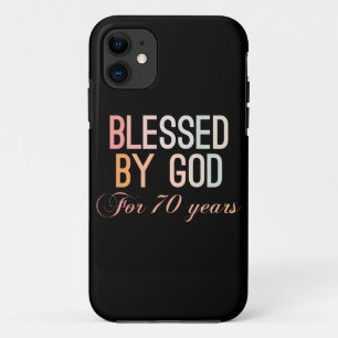 Case-Mate iPhone Case Béni par Dieu pendant 70 ans