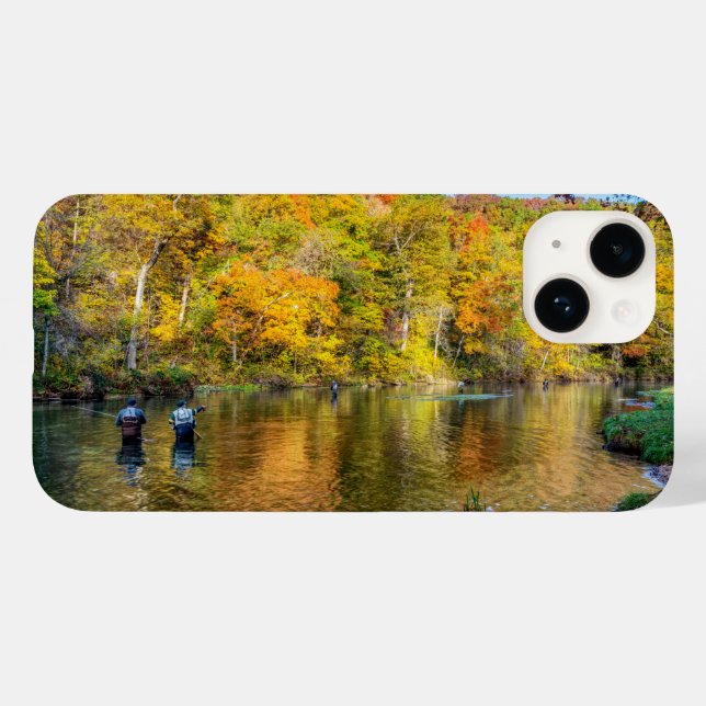 Coques Case-Mate iPhone Bennett Printemps Automne Pêche (Verso (horizontal))