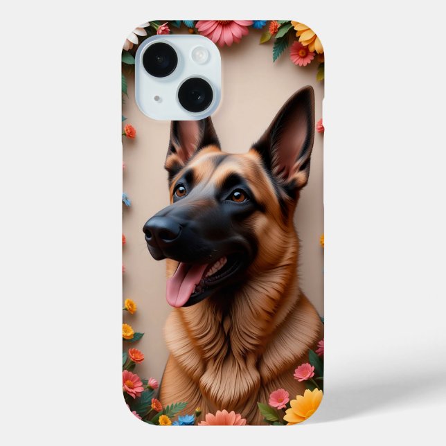 Coques Case-Mate iPhone Berger Allemand Compagnon Fidèle Art 🐾 (Verso)