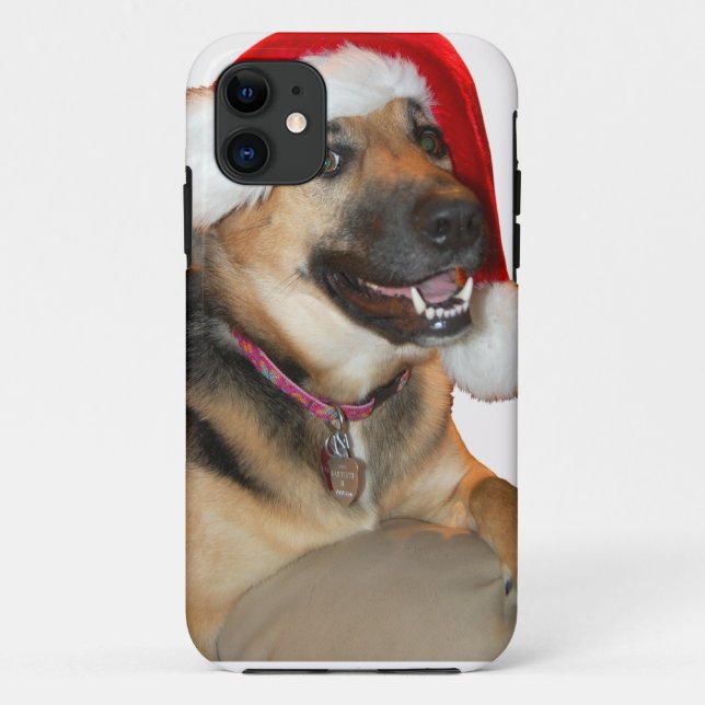 Coques Case-Mate iPhone Berger allemand de Noël (Dos)